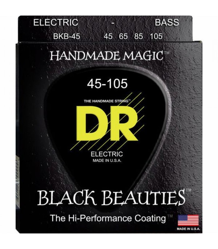 DR Strings Black Beauties BKB-45 coated žice za bas gitaru