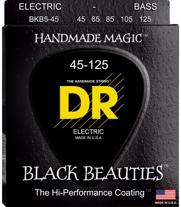 DR Strings Black Beauties BKB5-45 petožičani set 