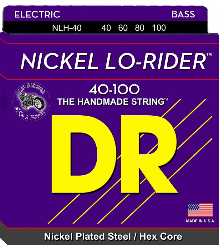 DR Strings Nickel Lo-Rider NLH 40 Žice za bas gitaru 