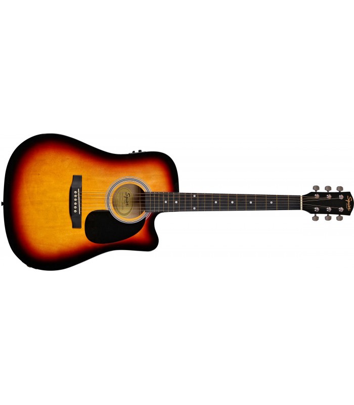 Squier SA-105CE Sunburst ozvučena akustična gitara