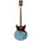 D'Angelico De Luxe Brighton Steel Blue Električna gitara 