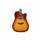 D'Angelico Premier Bowery Iced Tea Burst Ozvučena akustična gitara 