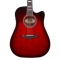 D'Angelico Premier Bowery Trans Black Cherry Burst Ozvučena akustična gitara